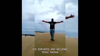 Lance raps Motsubong verse on the seashore #SouthAfrica