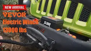 VEVOR 13000lb Electric Winch: Ultimate Off-Road Power for Your Jeep, Truck, or ATV
