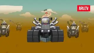 Бешенный Лука на тракторе Mad Max rulez!
