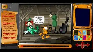 Garfield's Scary Scavenger Hunt - Gameplay