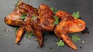 Куриные крылышки в духовке с соусом Барбекю