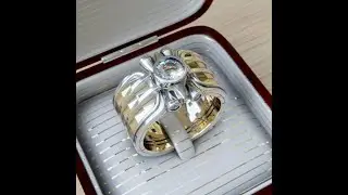 Моделирование кольца_01 в Blender3D в реальном времени. Modeling a ring in Blender3D in real time.