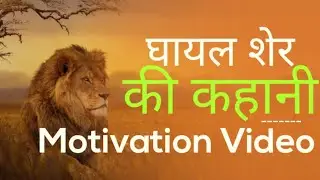 घायल शेर की कहानी Motivational video || Inspirational Video || Self Believe ||