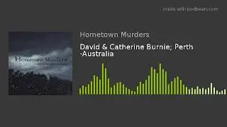 David & Catherine Burnie; Perth -Australia