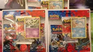 Ouverture de 3 Tripacks Pokémon X et Y -