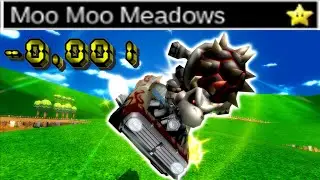 [MKWii]【Former Kart WR】Moo Moo Meadows - 1:19.027 (Kart gets Gold Star!)
