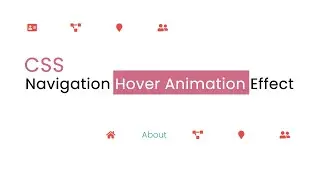 Navigation Menu Hover CSS Animation Effect | csPoint web designing tutorials