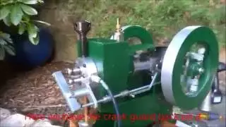 Hopper Cooled Hit and Miss Gas Engine