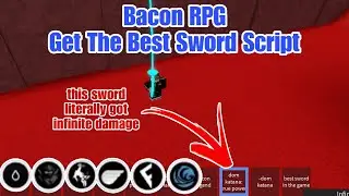 *OP* Roblox Bacon RPG GET THE BEST SWORD Script (A LITERAL ADMIN WEAPON) - Roblox Exploits 2024