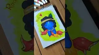 Krishna Drawing, #shorts  #drawing  #krishna
