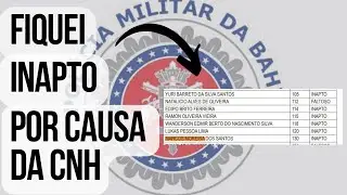 POSSO FAZER CONCURSO SEM A CNH ? - FIQUEI INAPTO POR CAUSA DA CNH - CONCURSO PMBA 2019