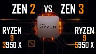 Ryzen 9 3950x VS 5950x [AMD ZEN 2 VS ZEN 3] Difference in percentage