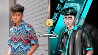Neon vector In Android |How To Make Neon Vector| Step By Step | Prince Editz
