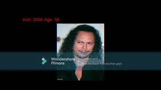 Kirk Hammett Through Out The Years