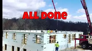 Upper level ICF pour using Nudura block and Plumwall bracing this is the big one