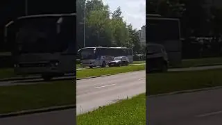 Setra S317 GT-HD jadący ul. Wyszyńskiego #autobus #bus #zamość #polska #poland