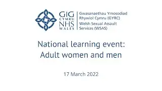 WSAS National Learning Event: 17 March 2022