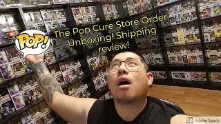 Funko Pop Unboxing The Pop Cure Store LLC, shipping review!