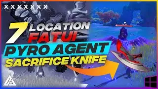 7 LOCATION of FATUI PYRO AGENT - GENSHIN IMPACT | CG GAMEPLAY