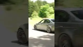 Clean BMW M3 E90 Drifts Downhill!