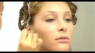 Marlene Dietrich style;  Make up by Robin