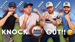 A Very Quick Fight 🥊😂 | Bang Average KNOCK OUT GOLF !!