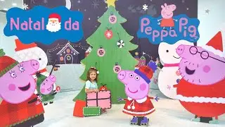 Fui no Natal da Peppa Pig no Shopping Parque das Bandeiras