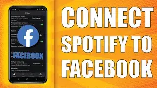 How to connect spotify to facebook