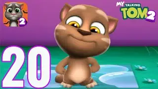 My Talking Tom 2 - Gameplay Walkthrough Part 20 - Space Trails Mini Games (iOS, Android)