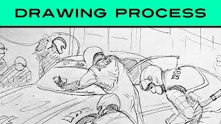 #ASMR #DRAW / BMW pitstop