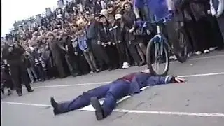 Ишим 2000-е годы. Велотриал шоу на стадионе.