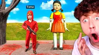 Adopted By SQUID GAME DOLL In GTA 5..