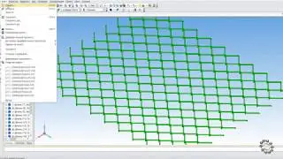 Сетка рабица Компас 3D
