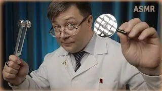 АСМР Усыпляющий ОСМОТР 👨‍⚕️ ЛОР врача  -  Ролевая игра ASMR CLUB