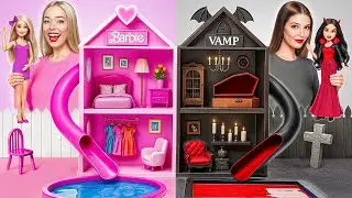 We Build Amazing Doll House | Barbie VS Vampire Challenge by Multi DO Girls