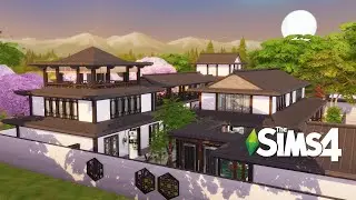 THE SIMS 4 | New Chinese Style Courtyard House | Stop Motion | NOCC
