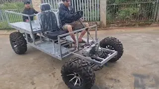 How To Make 4x4 Minitruck With Bikes Engine p1