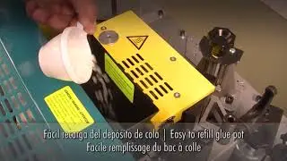 Automatyczna oklejarka na klej termotopliwy Virutex EB135