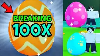 Breaking 100X Easter Egg 😱! Easter Event Update in Pet Simulator X! Roblox