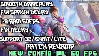 New Latest Config Ml 60-120FPS FIX ALL DELAY NEW UPDATED CONFIG PATCH REVAMP UPDATE 2022🔥🔥