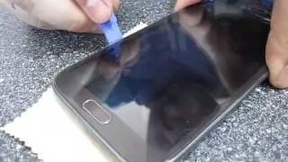 Замена дисплея на примере Galaxy Note II n7100 glass