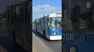 (г.Чебоксары) троллейбус ЗиУ-682Г-012 [Г0А] на маршруте: 1