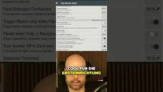 Motion detection in the Fully Kiosk Browser 