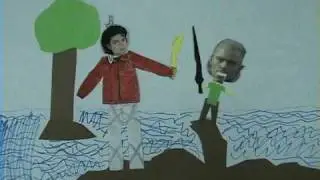 paper cut out animation project