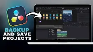 How to Backup and Save Projects in DaVinci Resolve in SECONDS!