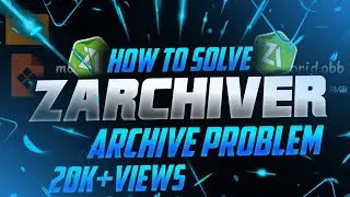 ⭕️How to solve Zarchiver archive problem simple steps