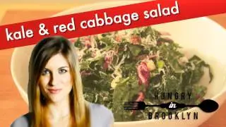 How to Make Kale & Cabbage Salad: Hungry in Brooklyn
