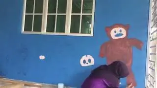 Didi and friends - Mural for kindergarten