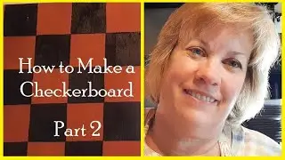 Making a Checkerboard Part 2: Drawing with a Compass | Cabin Crafts