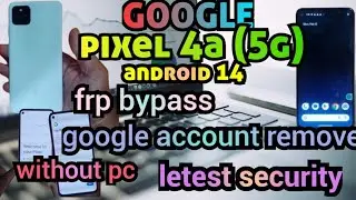 Google pixel 4a (5g) frp bypass | google account remove | letest security 14 @salamtechmalayalam